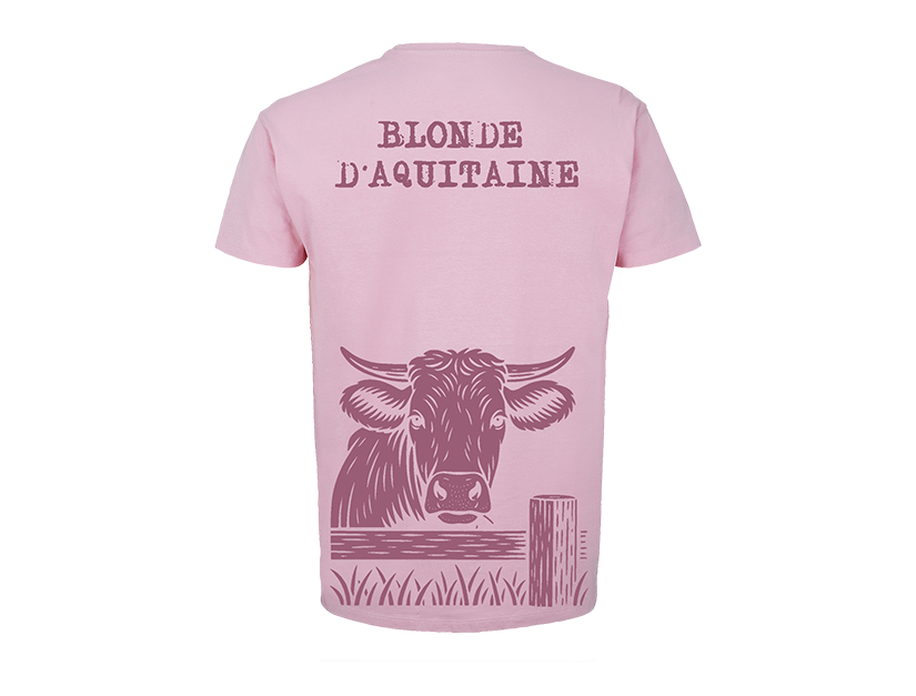 T-shirt Vache Blonde D'aquitaine