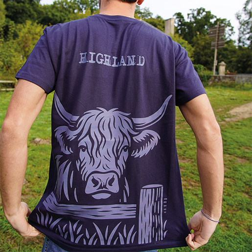 T-shirt Vache Highland