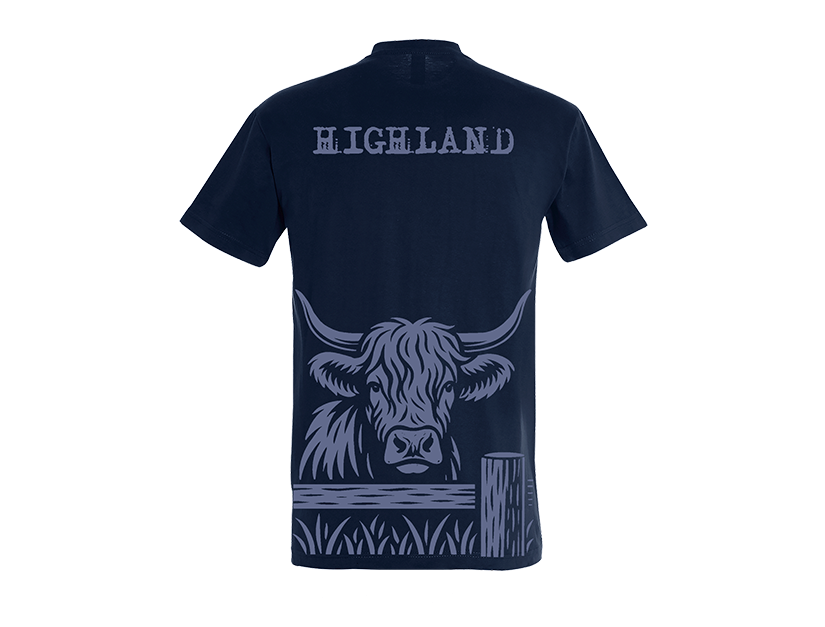 T-shirt Vache Highland