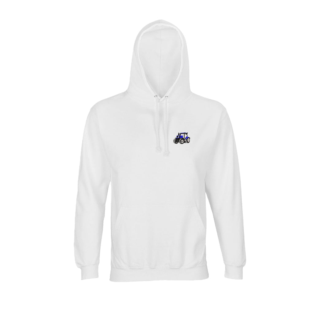 Sweat à capuche - New Holland T7 Blanc