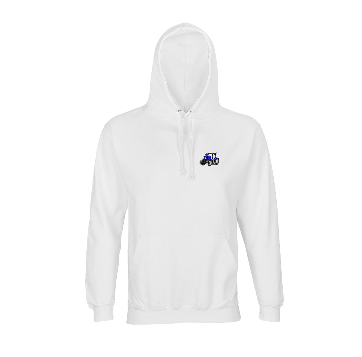 Sweat à capuche - New Holland T7 Blanc