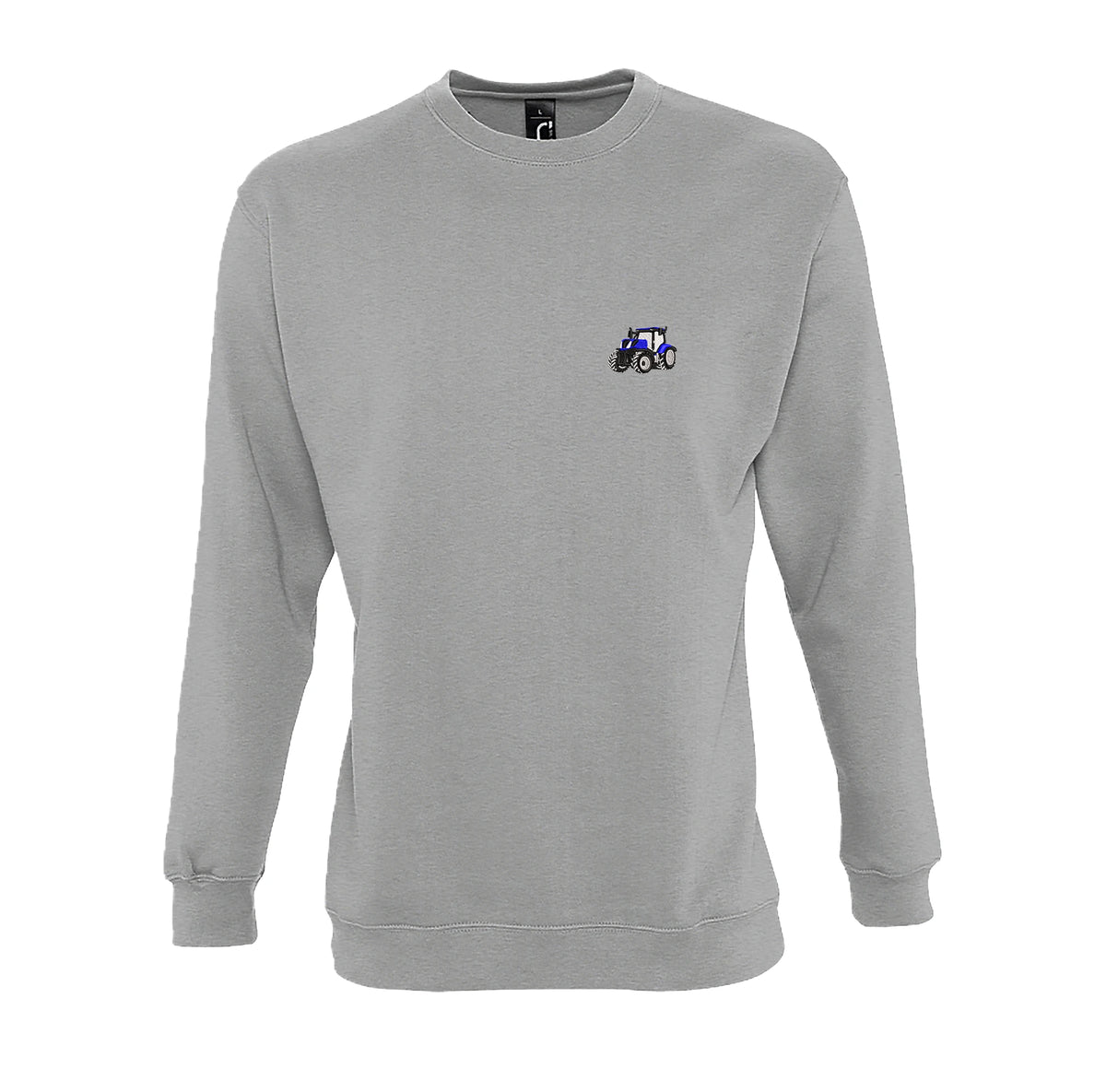 Sweat col rond - New Holland T7 Gris
