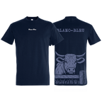 T-shirt enfant Blanc-Bleu