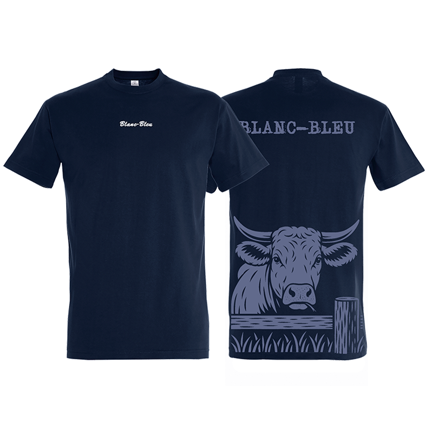 T-shirt enfant Blanc-Bleu