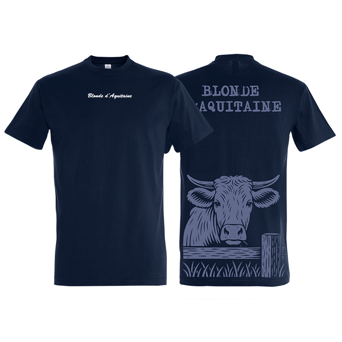 T-shirt Vache Blonde D'aquitaine