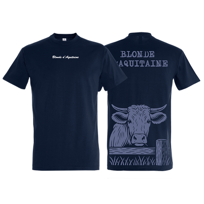 T-shirt Vache Blonde D'aquitaine