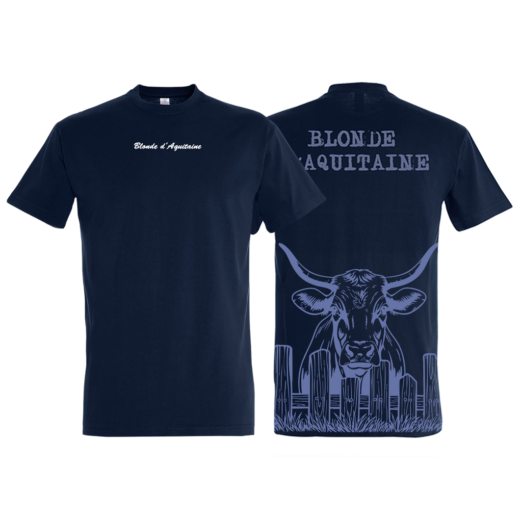 T-shirt Vache Blonde D'aquitaine