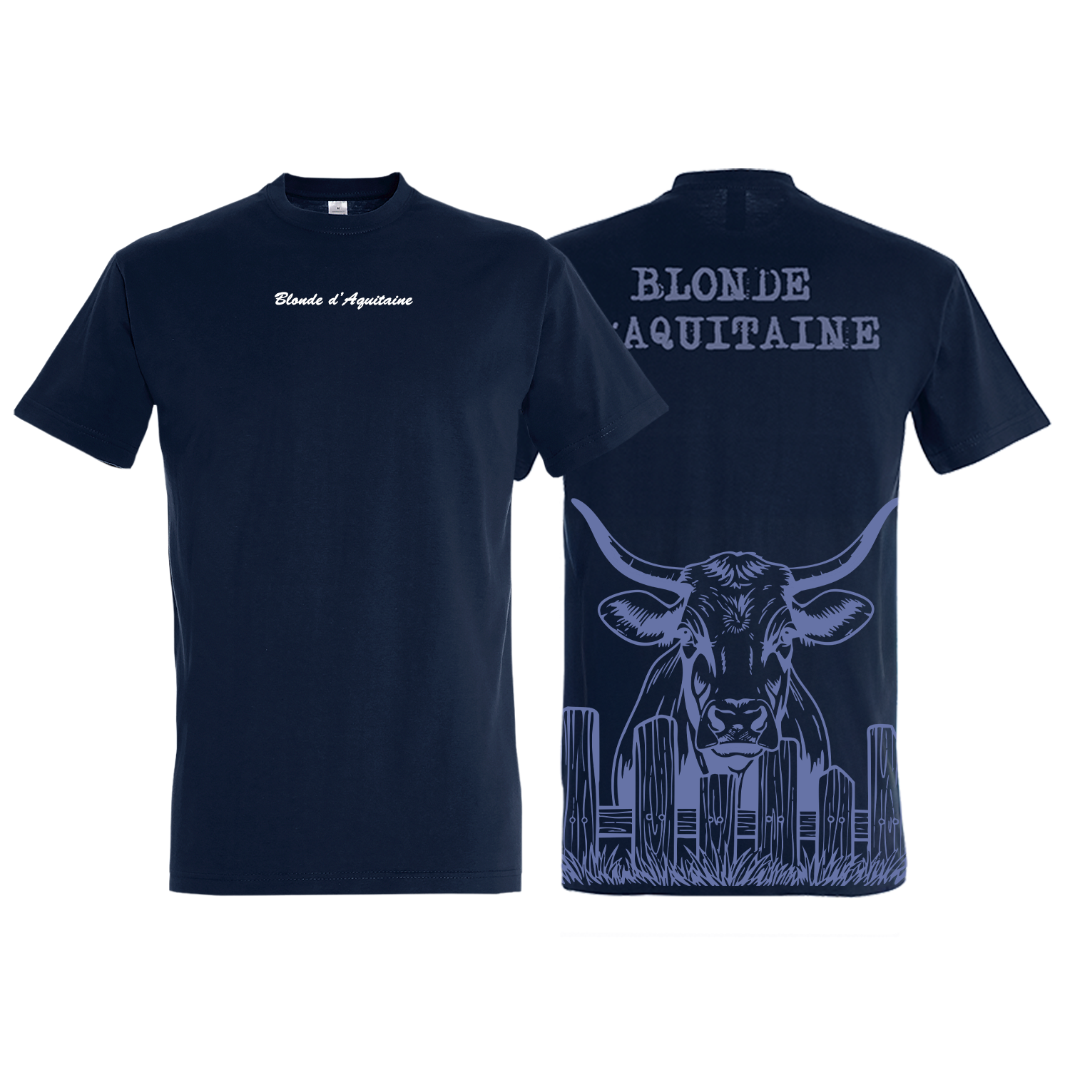 T-shirt Vache Blonde D'aquitaine