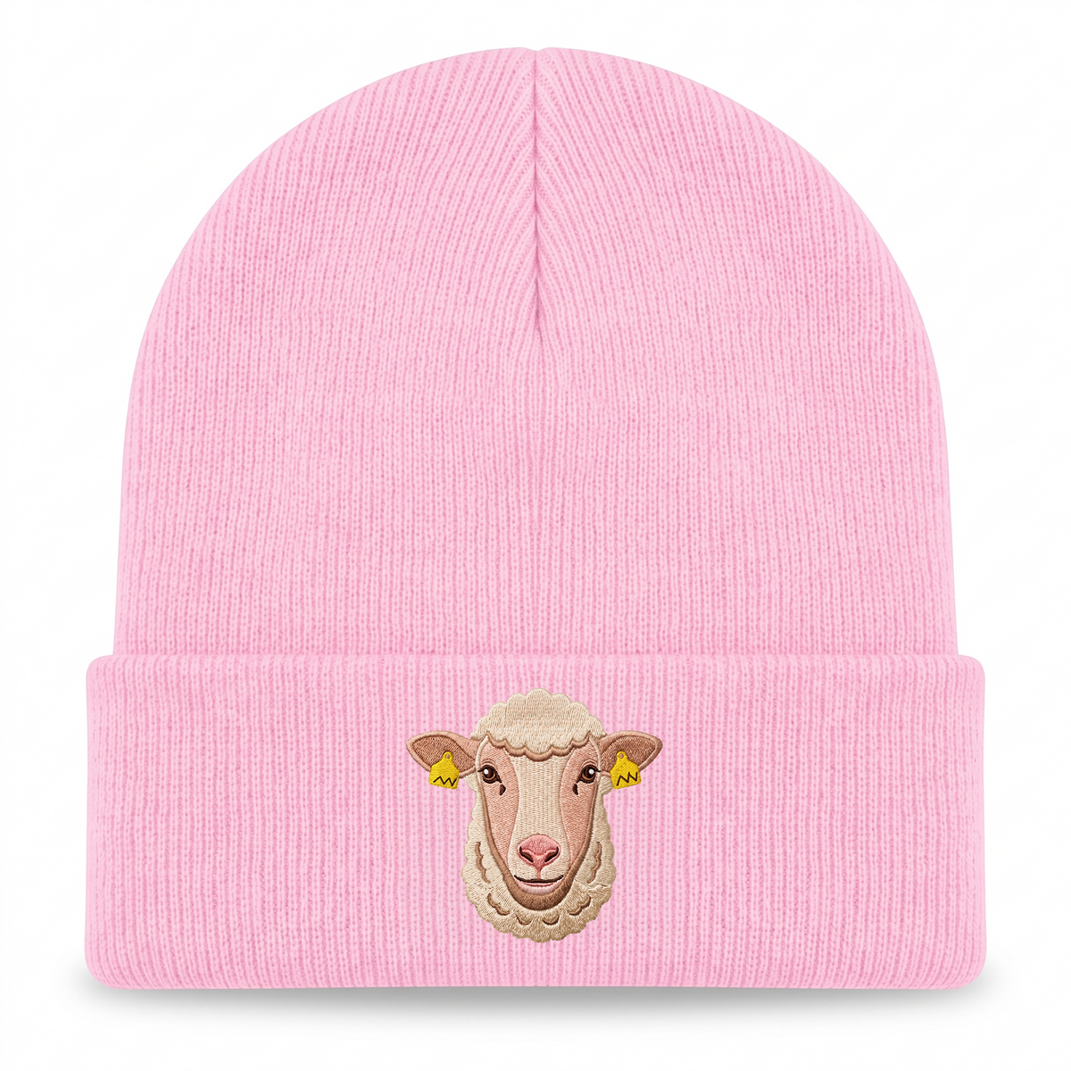 Bonnet brodé - Mouton