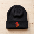 Bonnet brodé - Poule