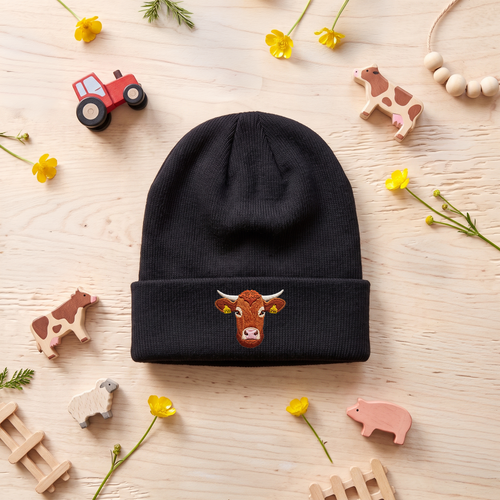 Bonnet enfant brodé - Limousine