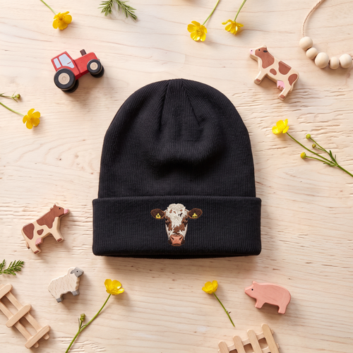Bonnet enfant brodé - Normande