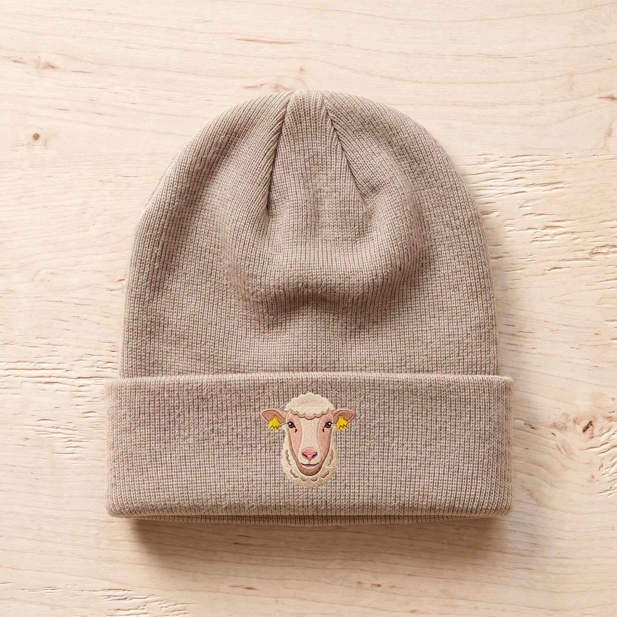 Bonnet brodé - Mouton