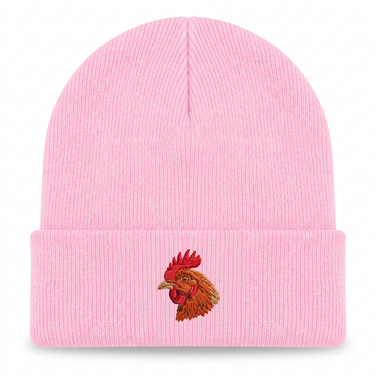 Bonnet brodé - Poule