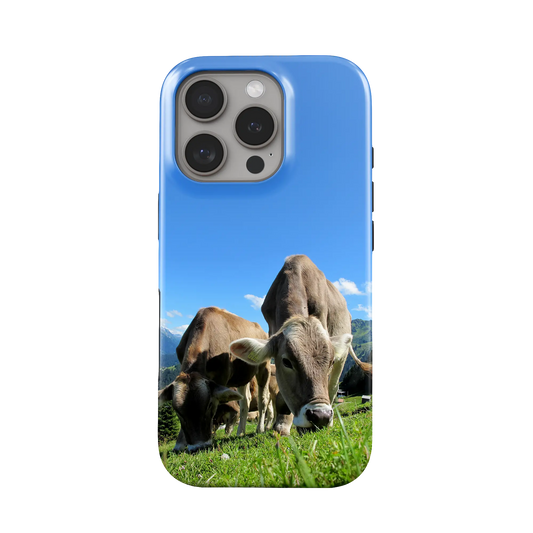 Coque Premium - Vache Brunes des Alpes