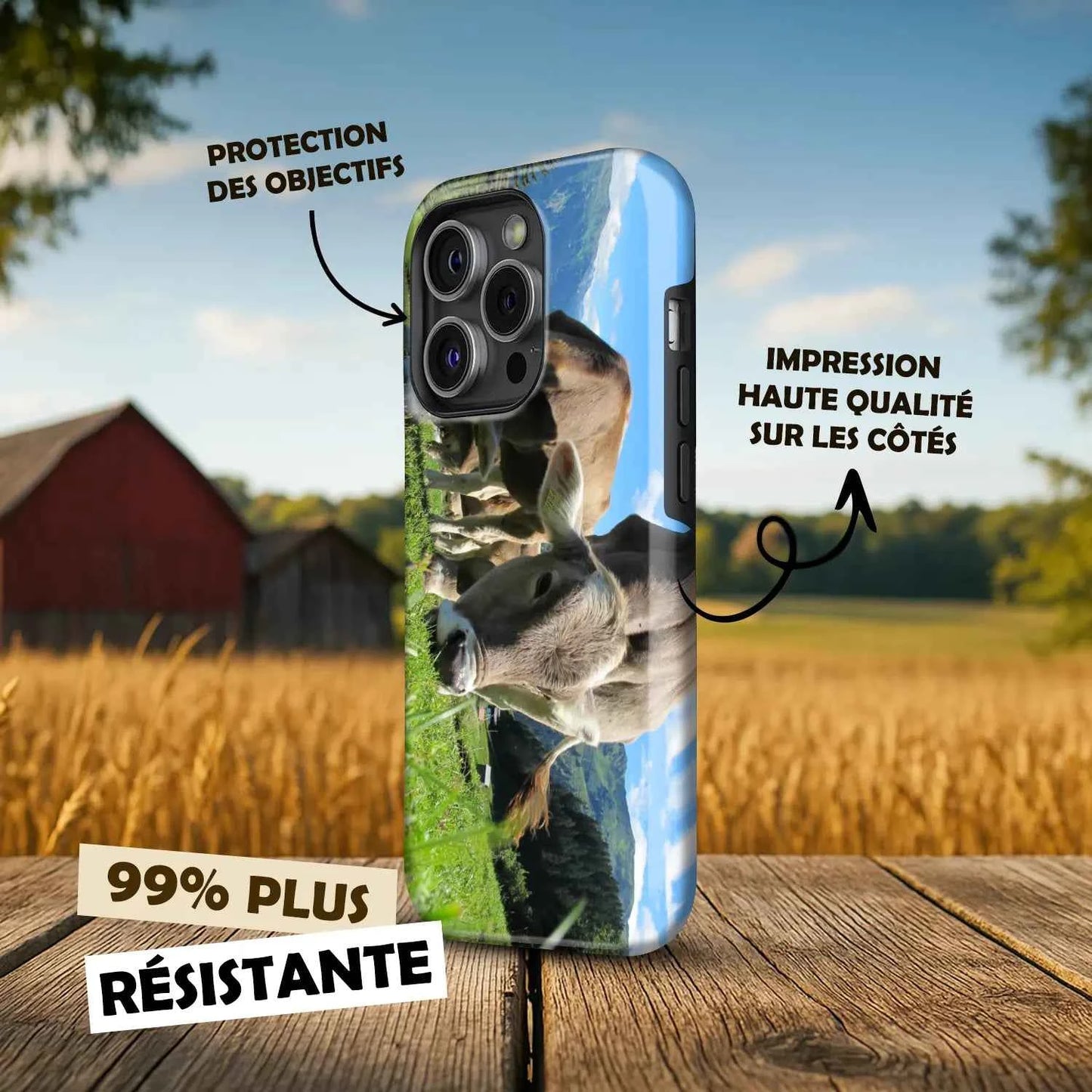 Coque Premium - Brunes des Alpes