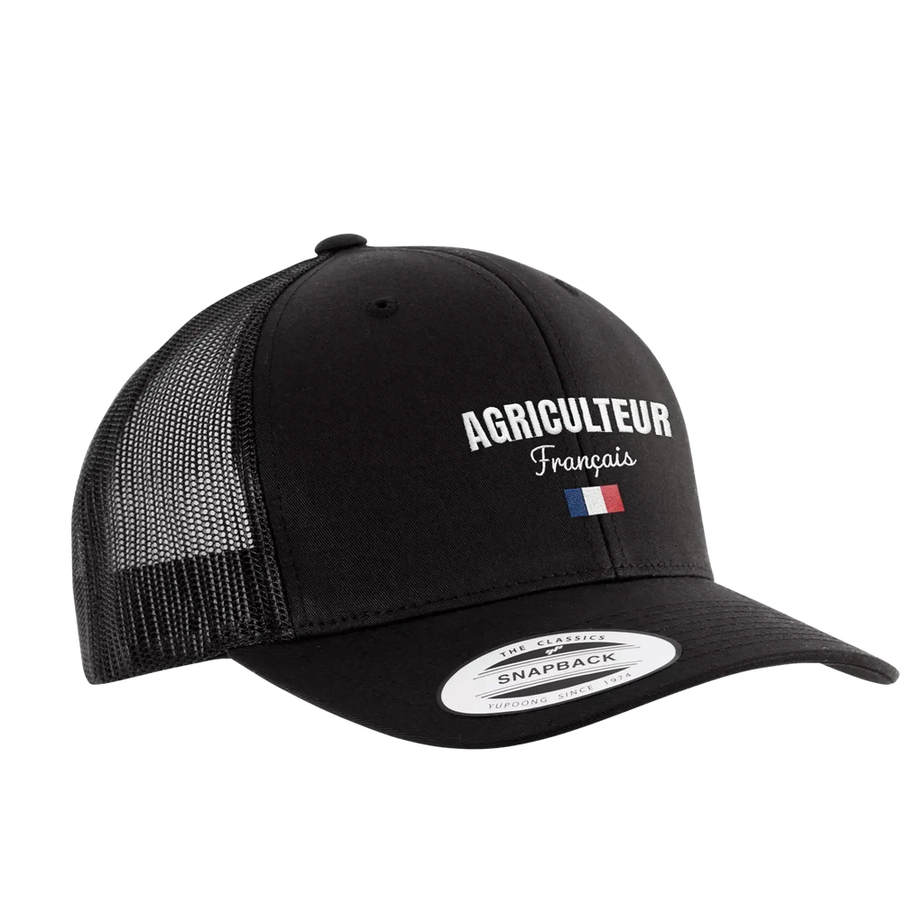 Casquette - Agriculteur Français Noir