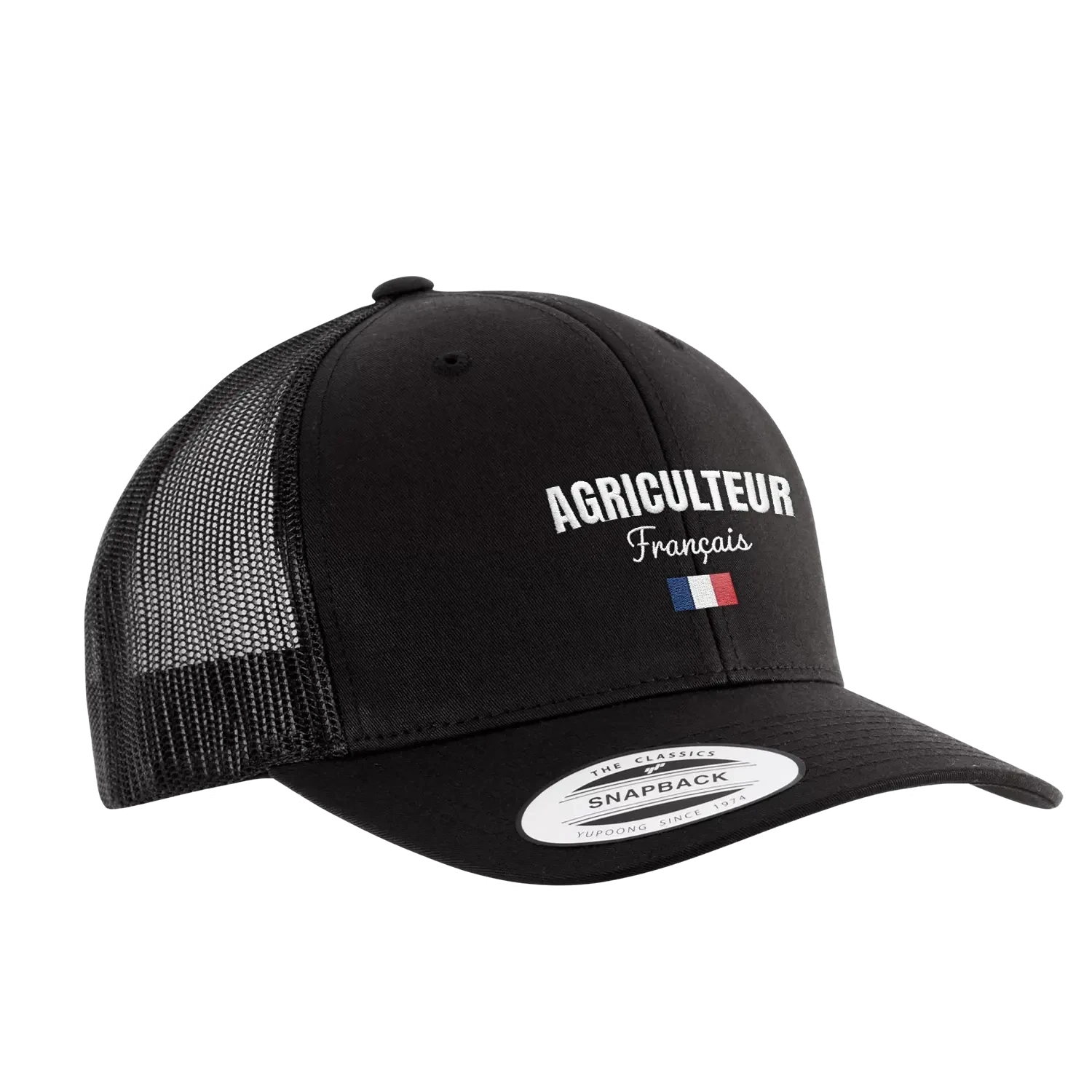 Casquette - Agriculteur Français Noir
