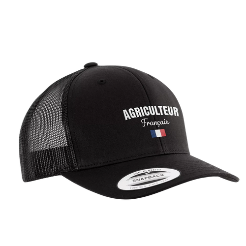 Casquette - Agriculteur Français Noir