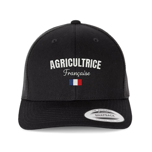 Casquette - Agricultrice Française Noir