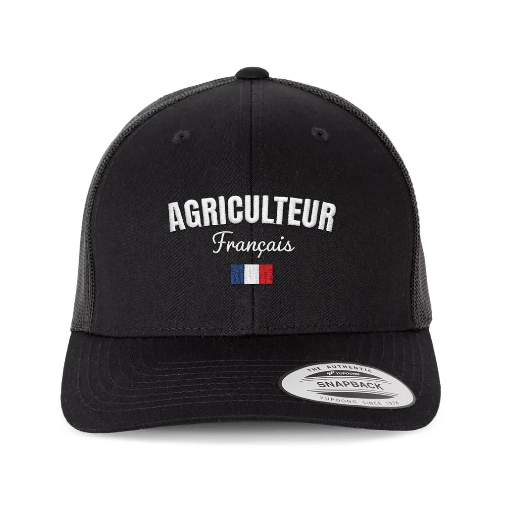 Casquette - Agriculteur Français Noir