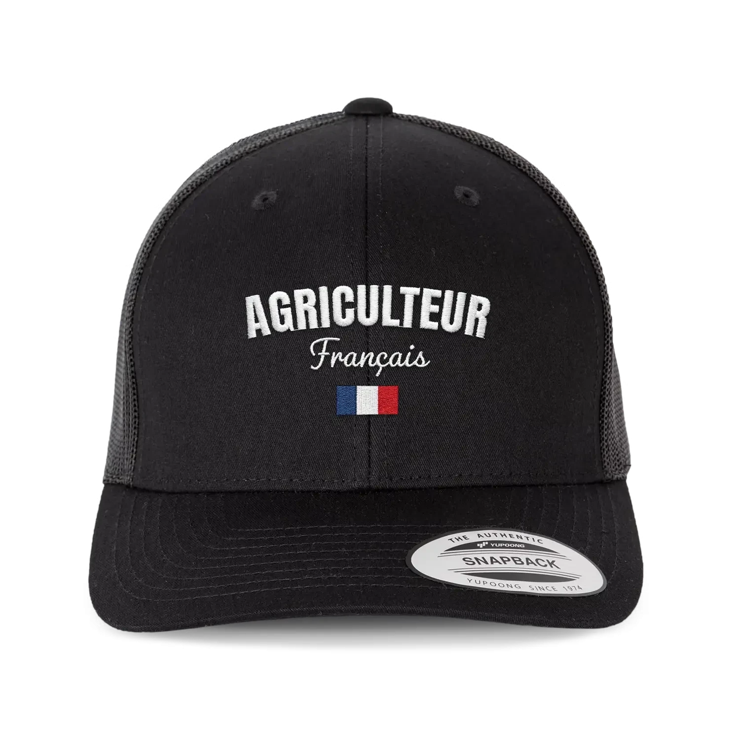 Casquette - Agriculteur Français Noir