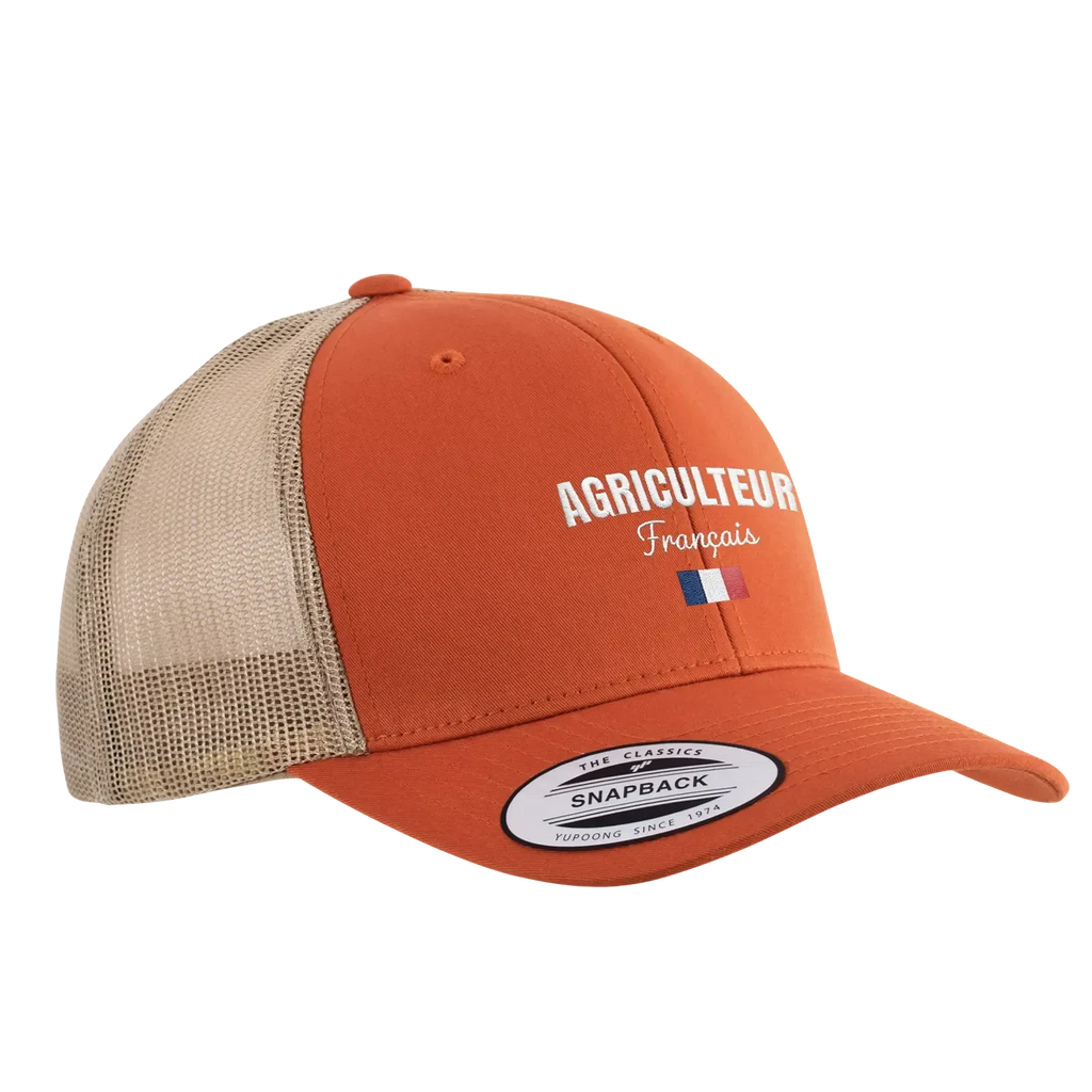 Casquette - Agriculteur Français Orange