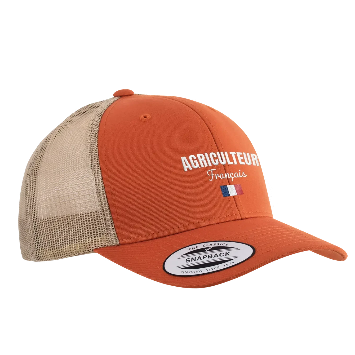 Casquette - Agriculteur Français Orange