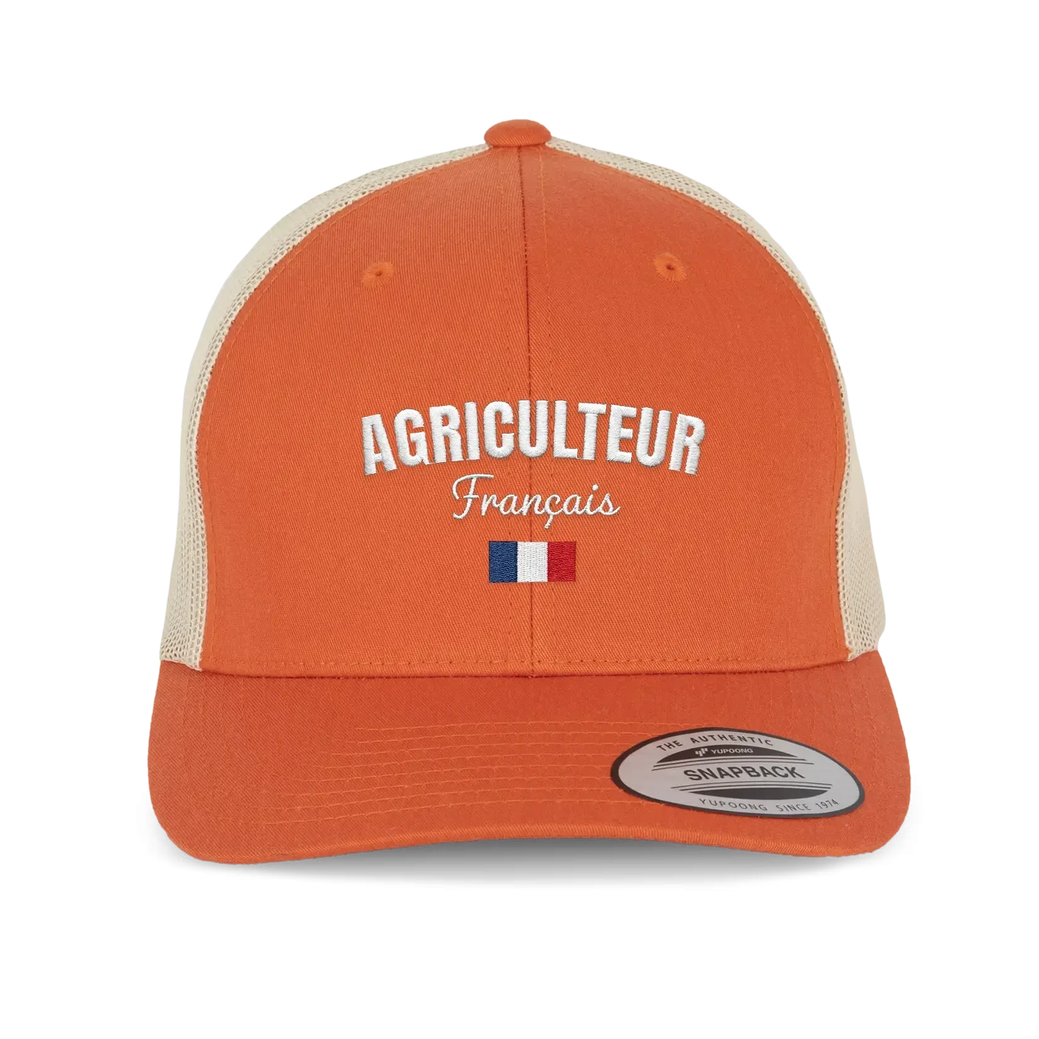Casquette - Agriculteur Français Orange
