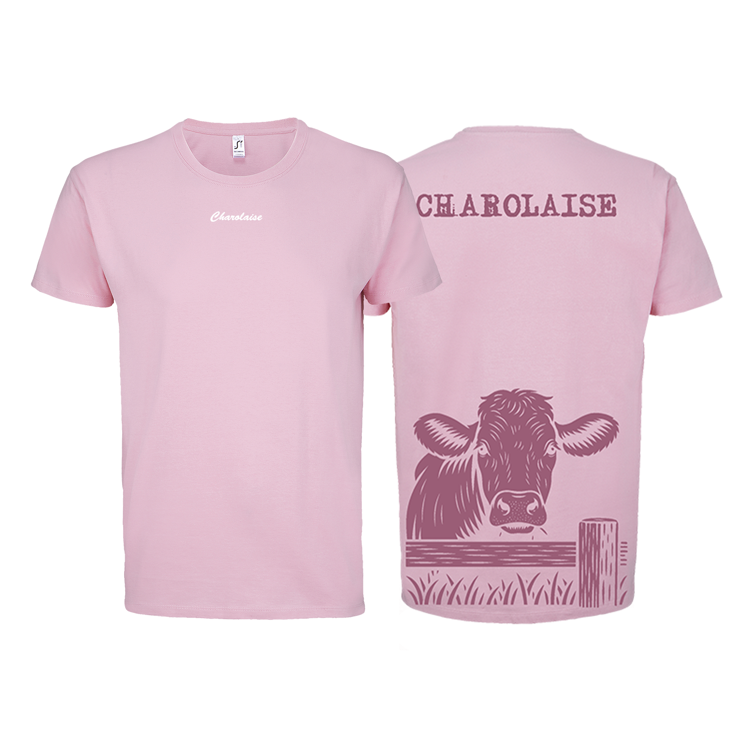 T-shirt vache rose 🎀