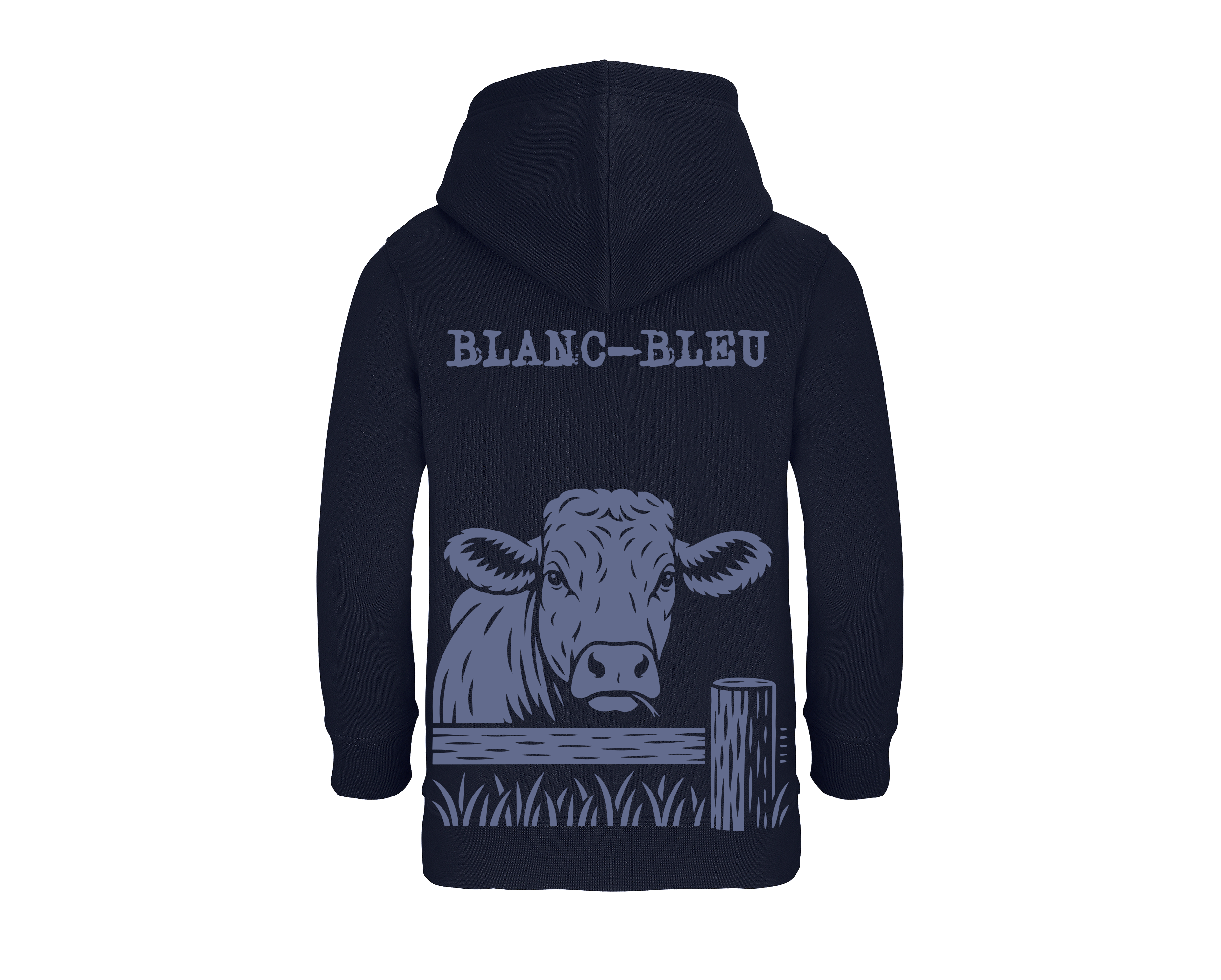 Sweat enfant Blanc Bleu - COQ AGRI