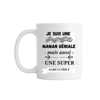 Mug "Maman géniale - Super Agricultrice" - COQ AGRI