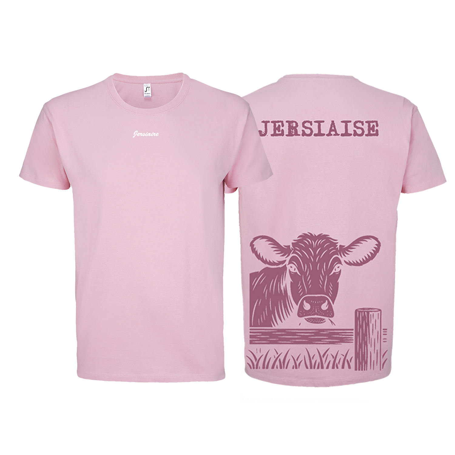 T-shirt vache rose 🎀