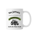 Mug "Ne jamais sous-estimer un papa sur un tracteur" - COQ AGRI