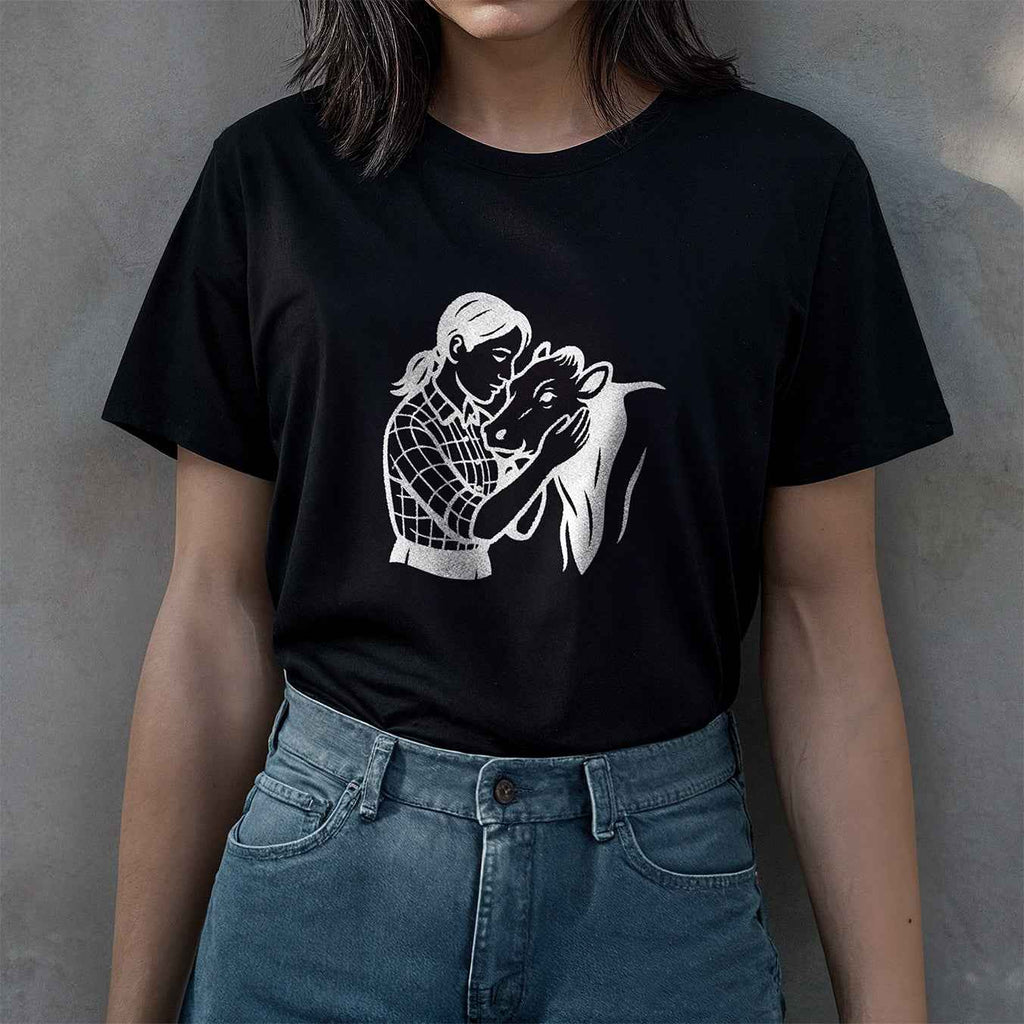 T-shirt " Tendresse à la ferme "