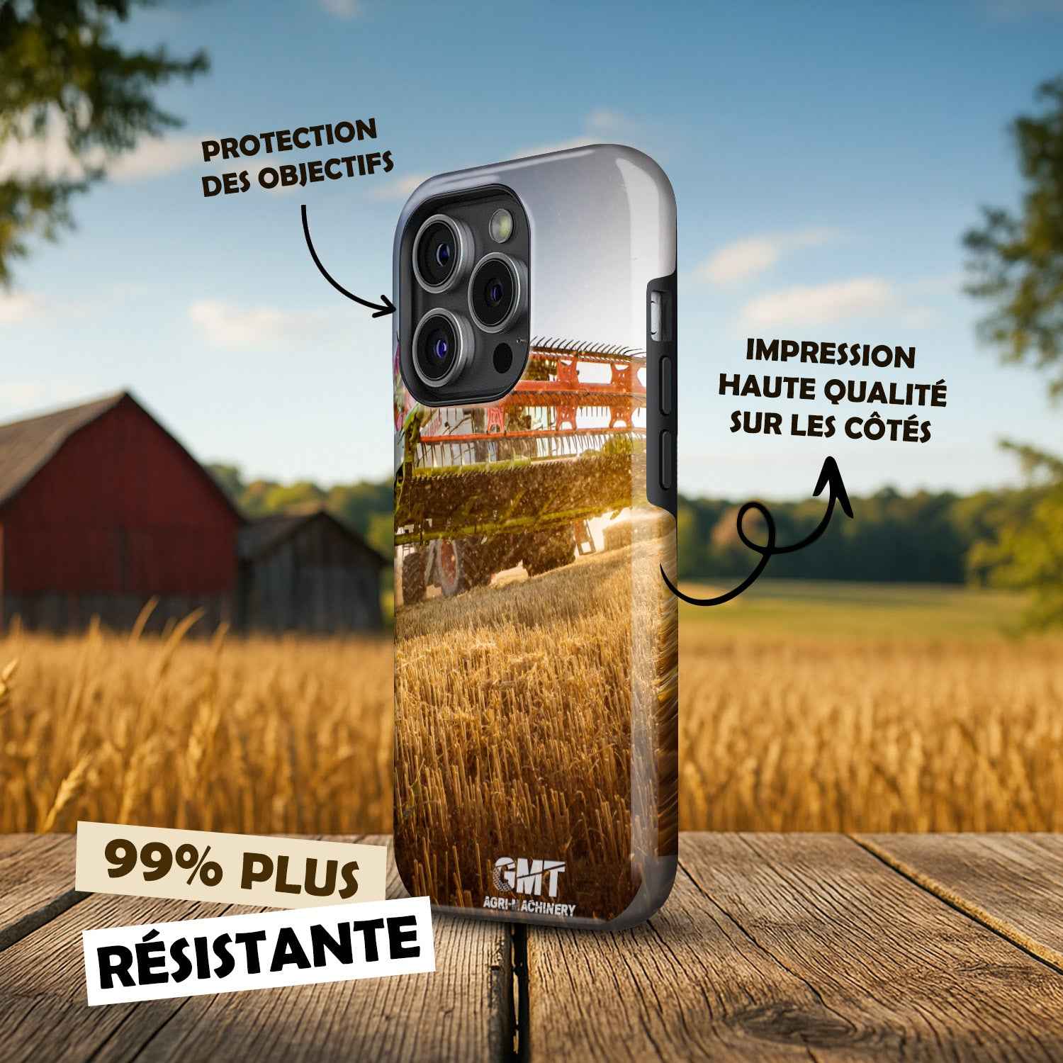 Coque Premium - Moissonneuse Batteuse Claas