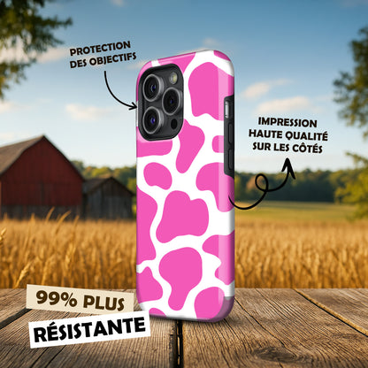 Coque Premium Vache Rose