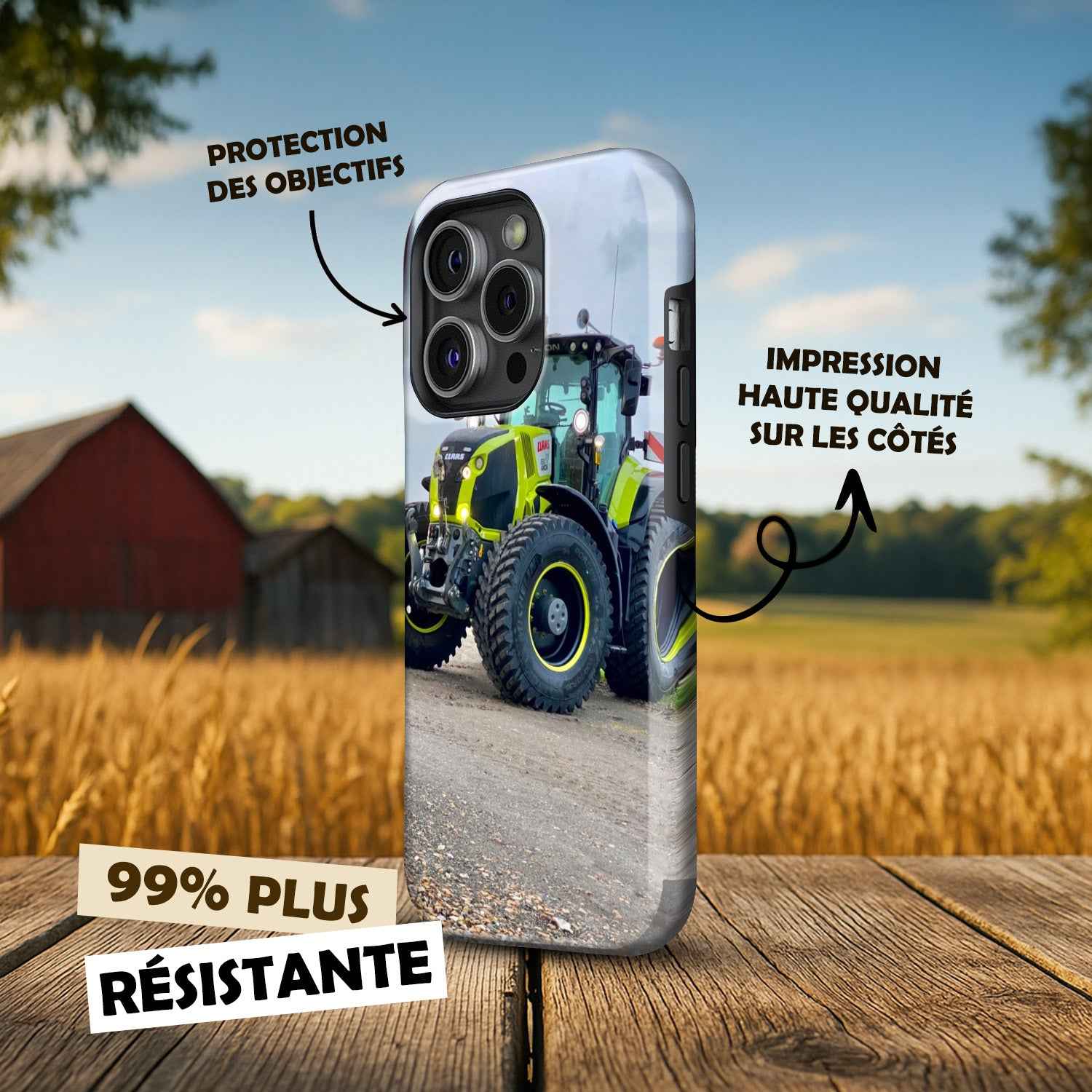 Coque Premium - Tracteur Claas