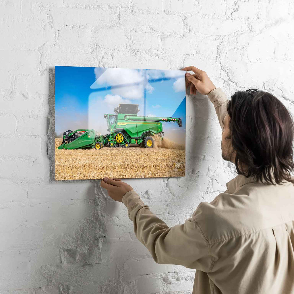 Poster Métallique John Deere X9 / AGRICOM FRANCE