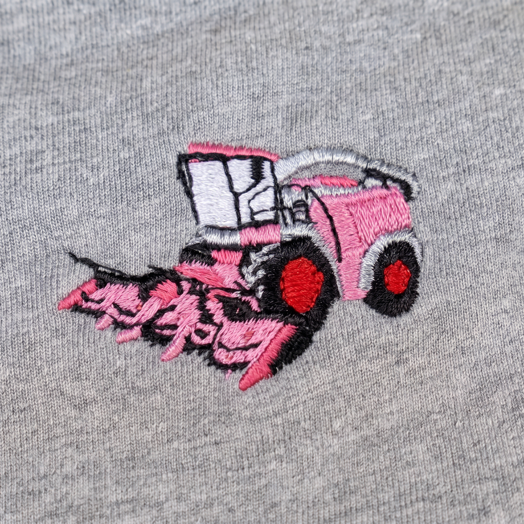 Sweat à capuche - Claas Jaguar 960 Rose