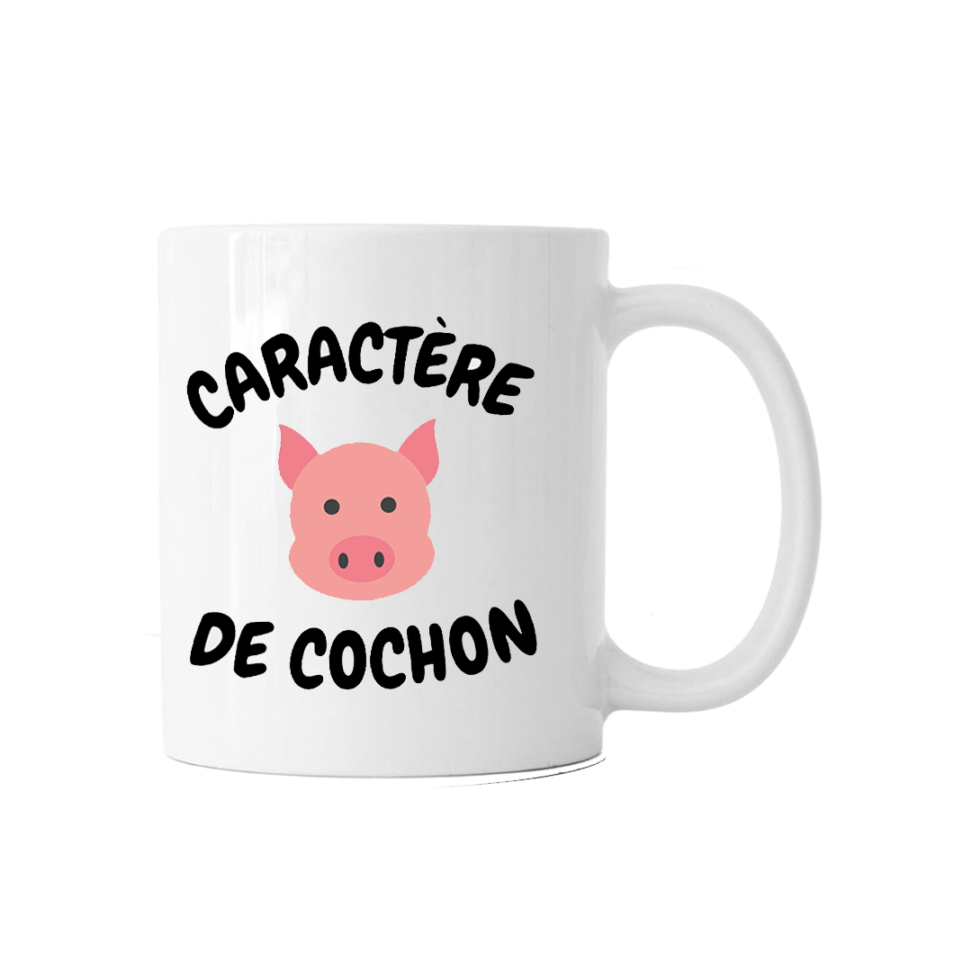 Mug "Caractère de cochon"