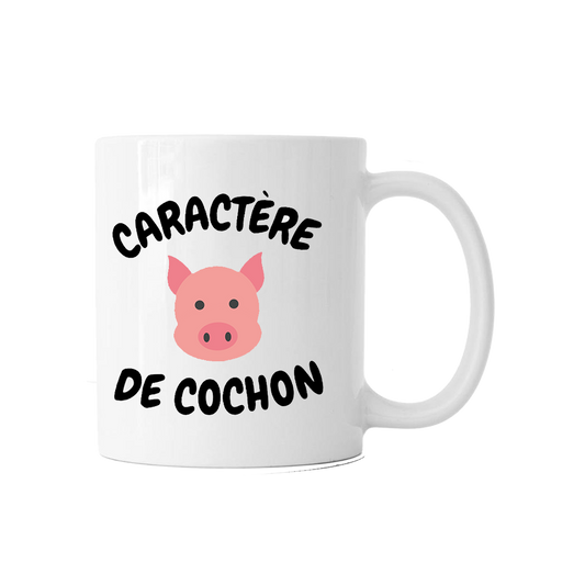 Mug "Caractère de cochon"