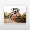 Poster métallique Renault 133.54 — plaque sur fond neutre