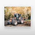 Poster métallique Renault — plaque sur fond neutre