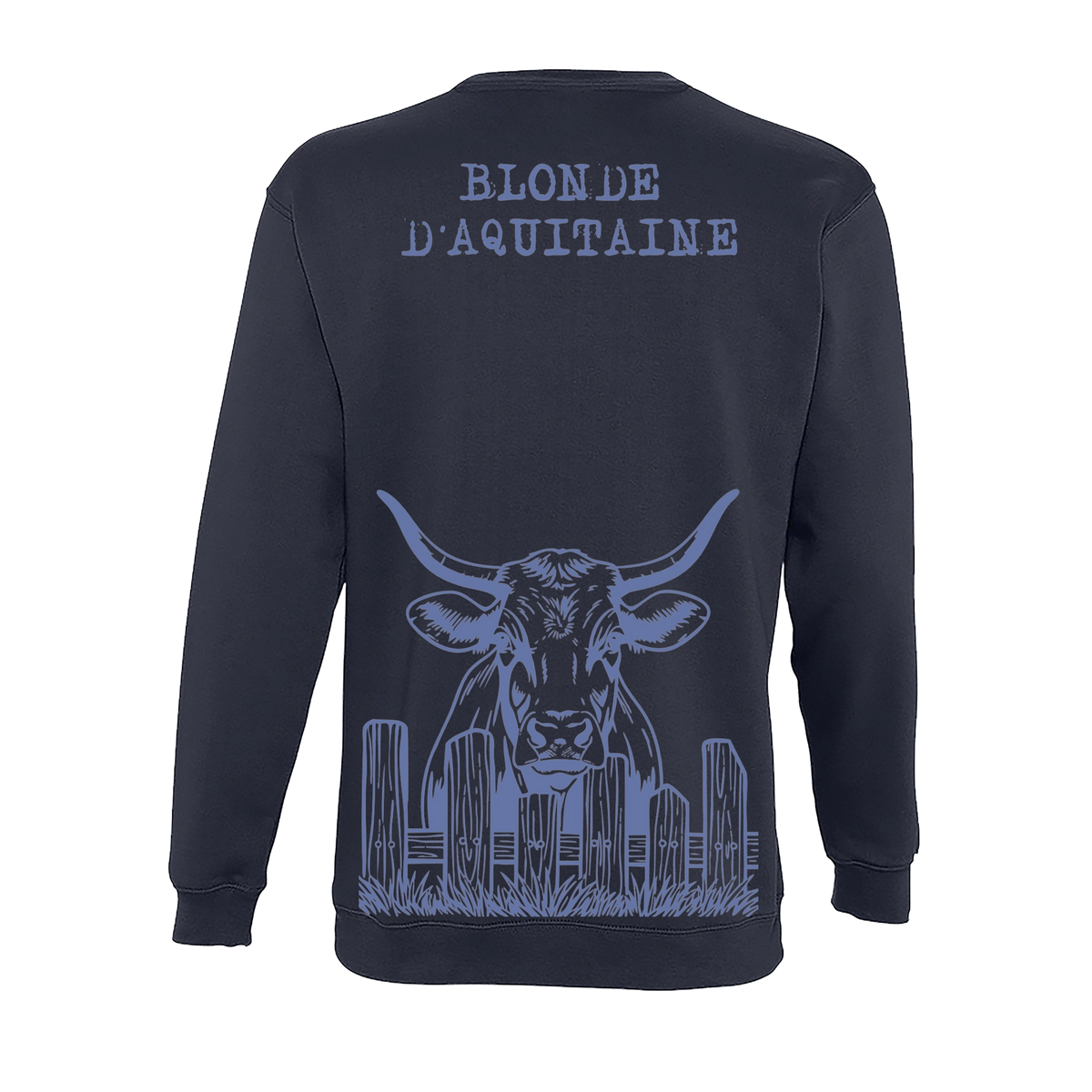 Sweat col rond - Blonde d'Aquitaine
