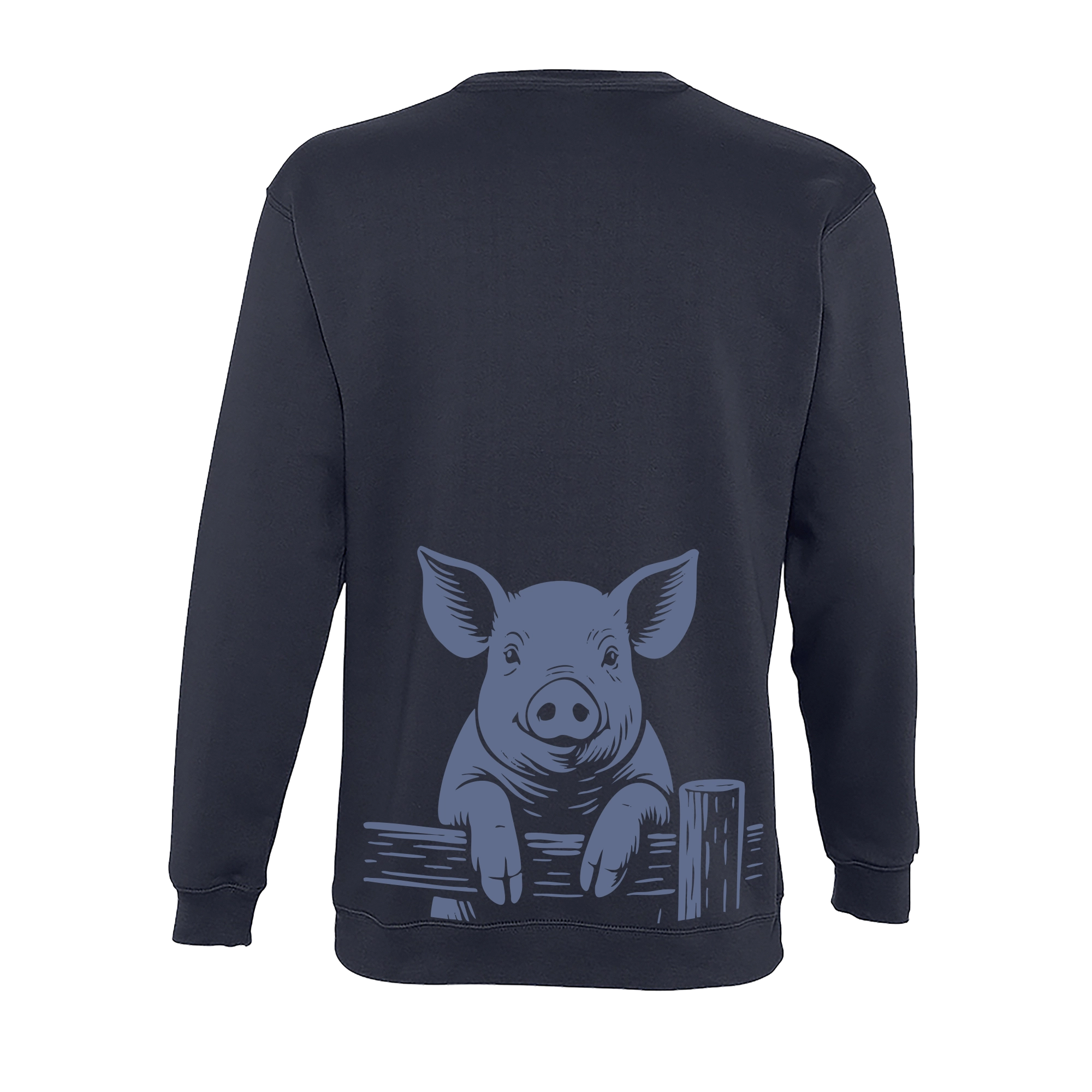 Sweat col rond - Cochon