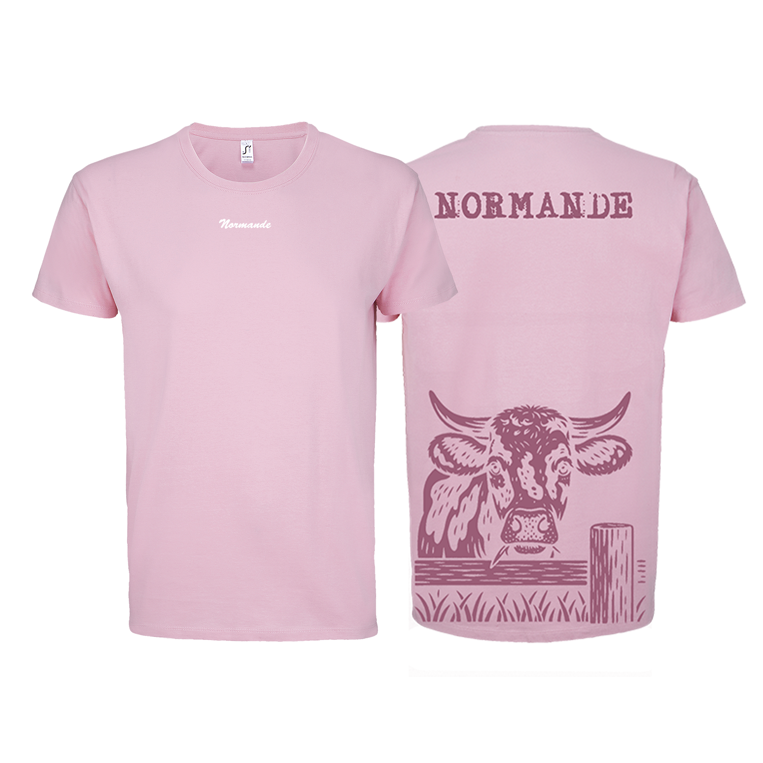 T-shirt vache rose 🎀