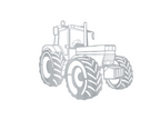 Décoration murale Tracteur - COQ AGRI