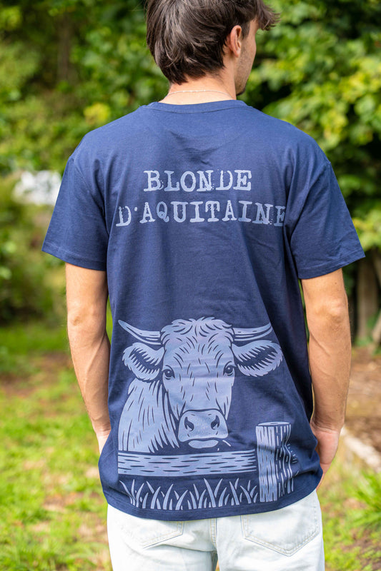 T-shirt Vache Blonde D'aquitaine