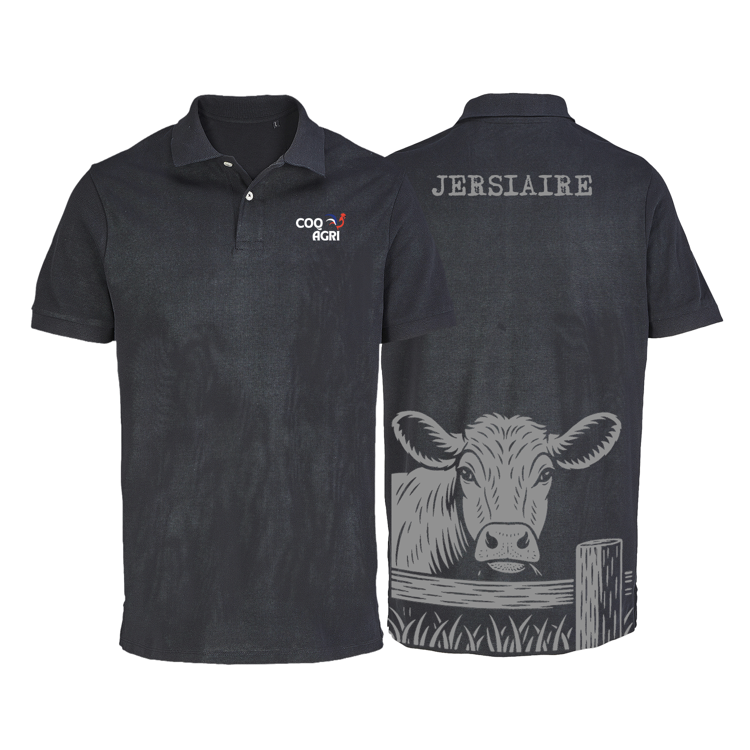Polo vache Jersiaise - COQ AGRI